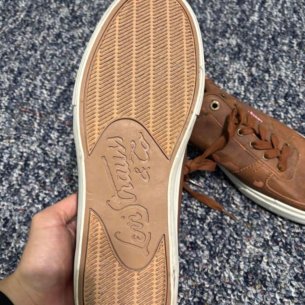 Levi-s Men's Brown and Tan Trainers - Picture 3 of 4